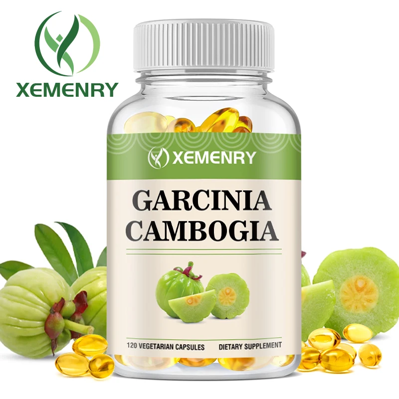 Garcinia Cambogia Capsules - Burn Fat, Detoxify, Appetite Suppression, Boost Metabolism, Weight Management - 120 Capsules