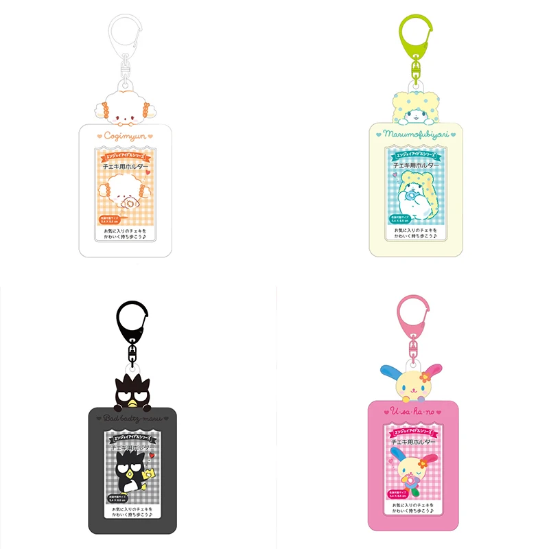 

Sanrios милый аниме Badtz-Maru Piano держатель для карт Kuromi Meme автобус контроль доступа метро чехол для хранения сумка фотографии брелок подвески