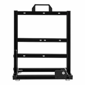 Metalfish Blockcase de aluminio Estuche de marco abierto Soporte ATX/M-ATX Montaje GPU de GPU Horizontalmente 240 Gabinete de juego de refrigerador líquido 6 Mejor Case de PC de ventas Micro Atx - №1