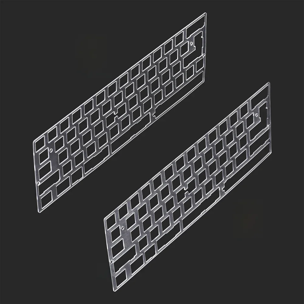 60 64 GH60 Lewy Shift 2X 2,25X Poliwęglanowa płyta pozycjonująca 60% DIY Mechaniczna płyta klawiatury Kompatybilna z DZ60 XD60 XD64 — zdjęcie produktu 7