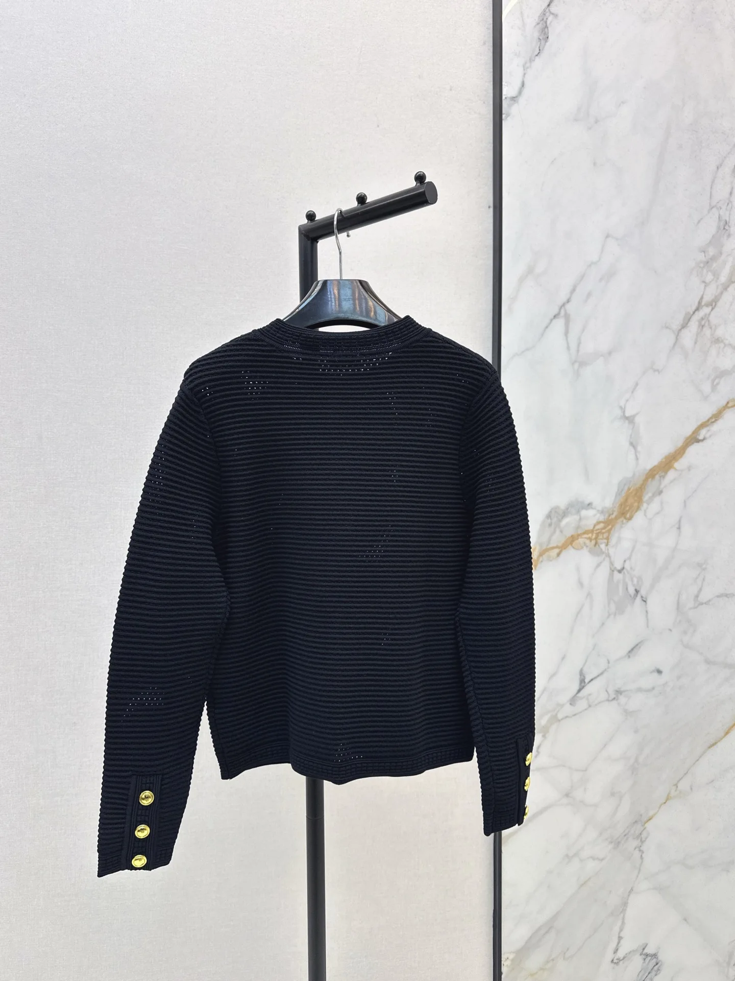 

Women's Knitted Sweater 2025 Autumn new Casual Style Round Neck long Sleeved Cardigan 21