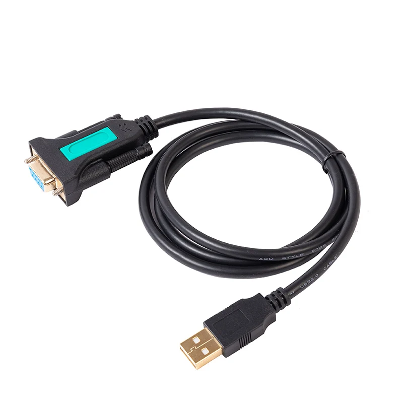 Prolific PL2303 USB RS232 Serial to DB9 Female Adaptor Crosswire Null Modem Cable for Win 7/8/10 Vista XP 2000 Mac Android Linux