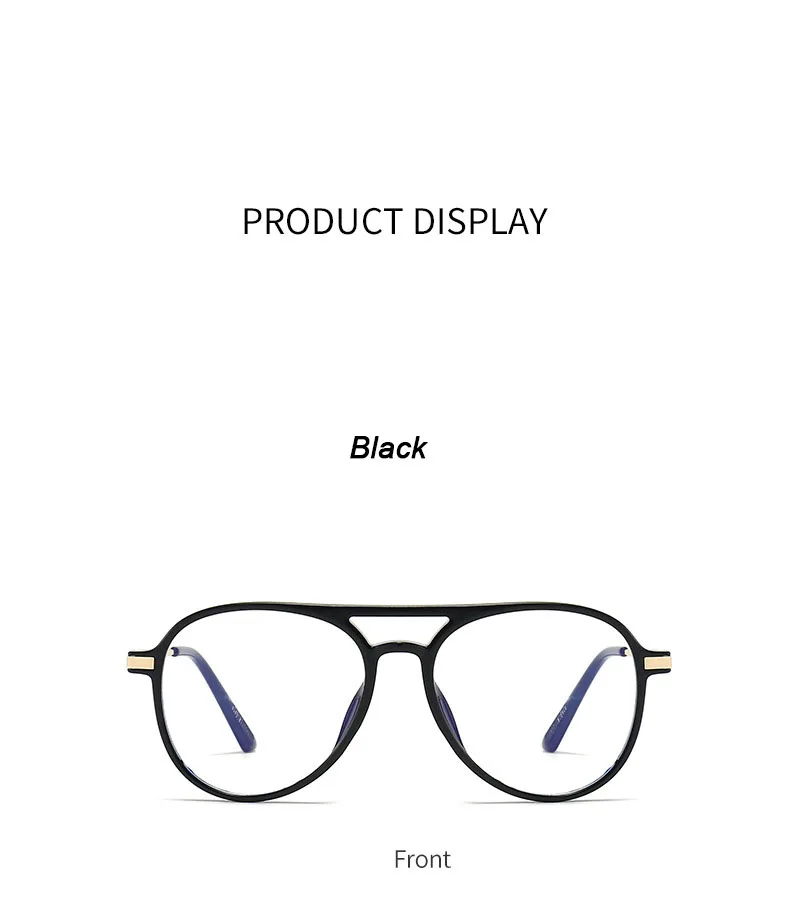 New Round Reading Glasses Oval Personality Presbyopia For Man Optical Frame Magnifier Full Rim Anti-Blue Female Fashion