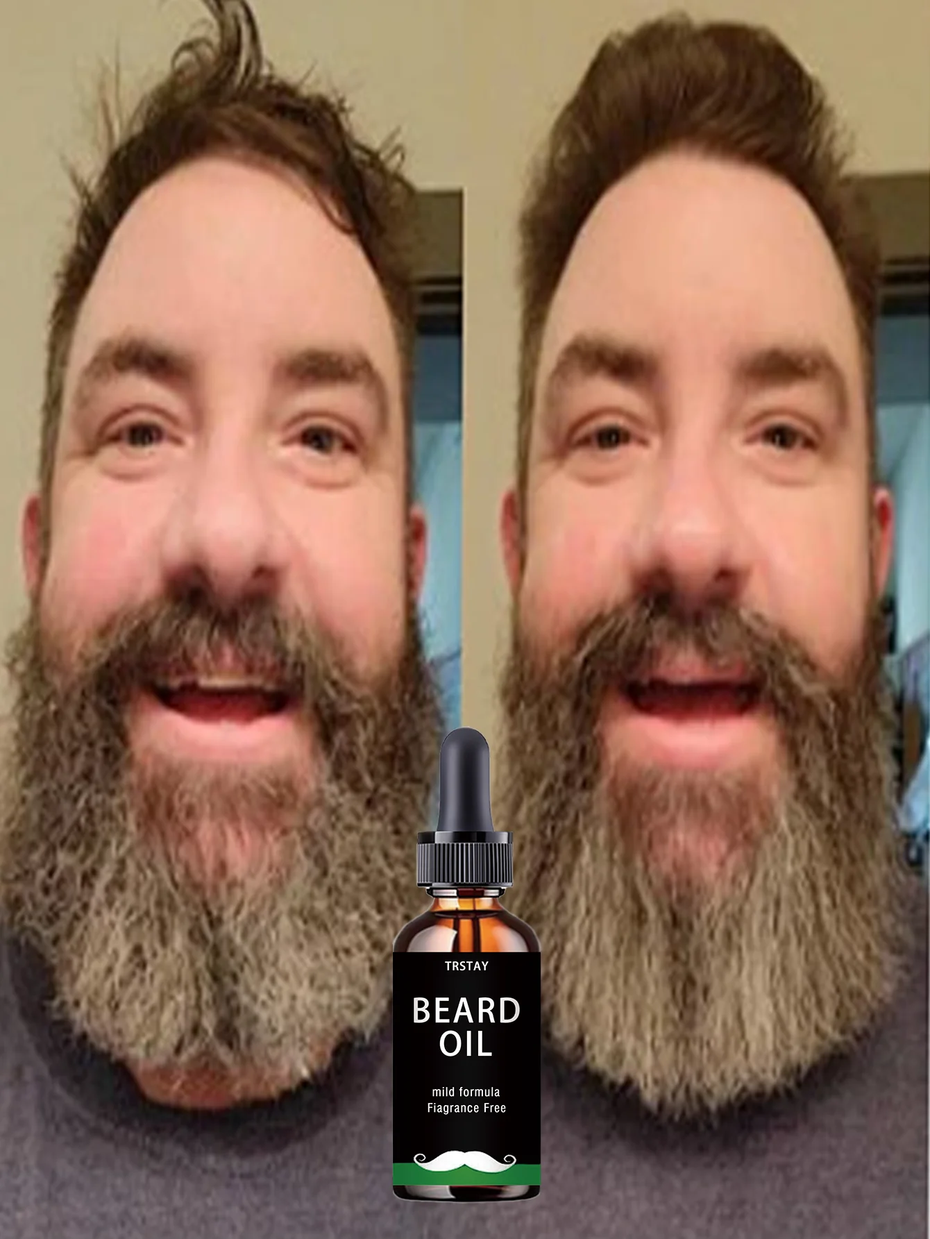 Super Moisturizing Beard Care Essential Oil for Soft Shiny Facial Hair Hydrating Shaping Smooth Repair Treatment Nourishing Grow - Image 2