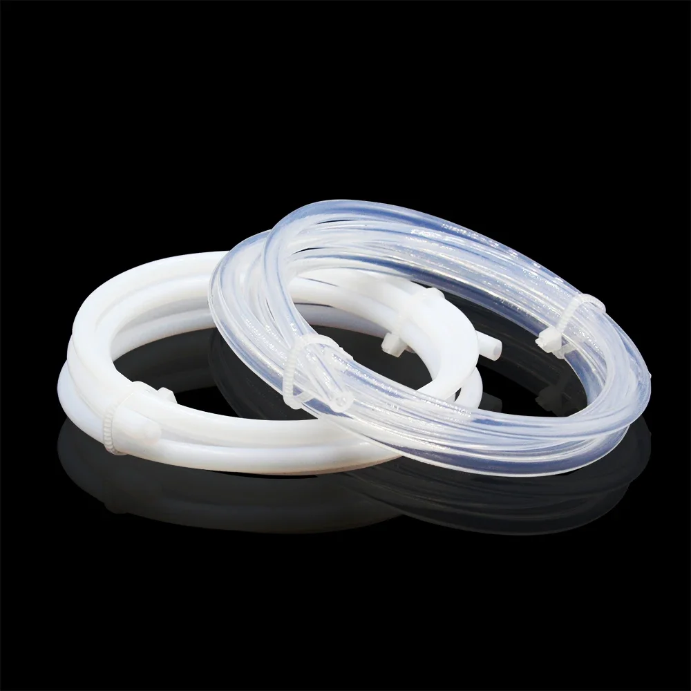 ID 2mm 3mm OD 4mm 1M rurka PTFE przezroczysta rura do głowicy J hotend wyciskarka Bowdena gardło do filamentu 1.75/3.0mm — zdjęcie 2