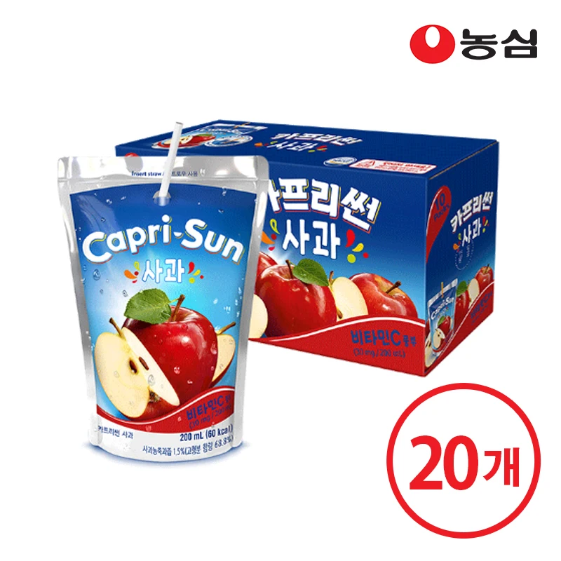 농심 카프리썬 사과 200ml 20입