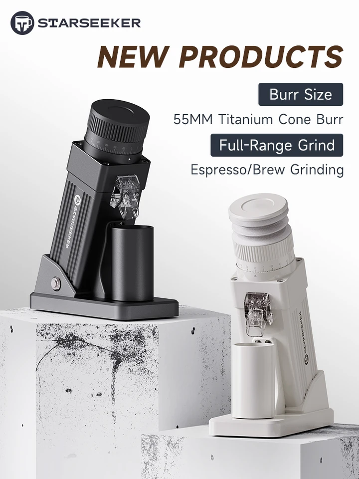 STARSEEKER E55Pro 電動コーヒーグラインダー 55MM エスプレッソコーン