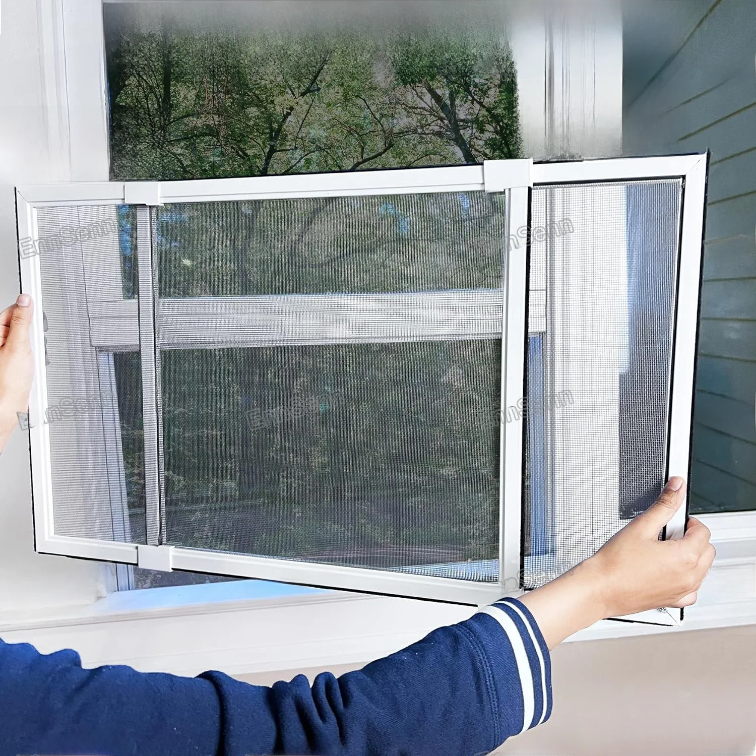 Écran de fenêtre extensible, réglable à 2 voies, écran de remplacement parfait pour Windows, porte