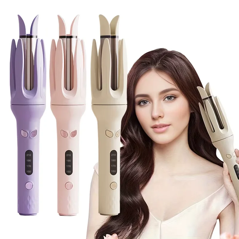 

New 2in1 Professional Curling Irons Ceramic Auto-Rotating Air Curling Irons Air Spinning Rod Styler Curling Irons Styling Tools