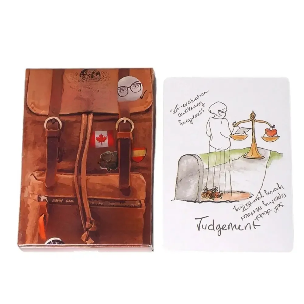 Jeu de société de tarot Broke B-Word, 78 pièces, pour dire l'avenir, pour un usage personnel