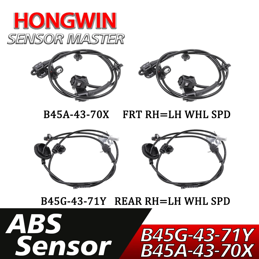 

Датчик скорости колес ABS, передний, задний, левый, правый, B45G4371Y B45G-43-71Y B45A4370X для Mazda 3 2014 2015-2018 2.0L 2.5L