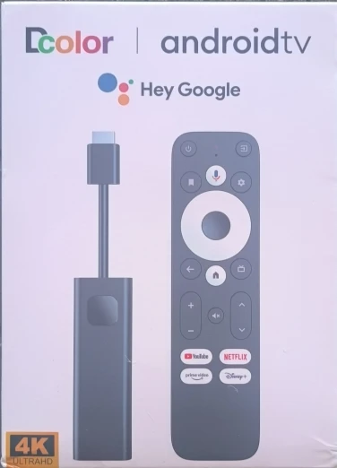 For IPTV Android TV Stick Google Netflix Certified 4K Streaming Device HDR Dolby Audio Wi-Fi 6 Bluethooth Support version updat photo review
