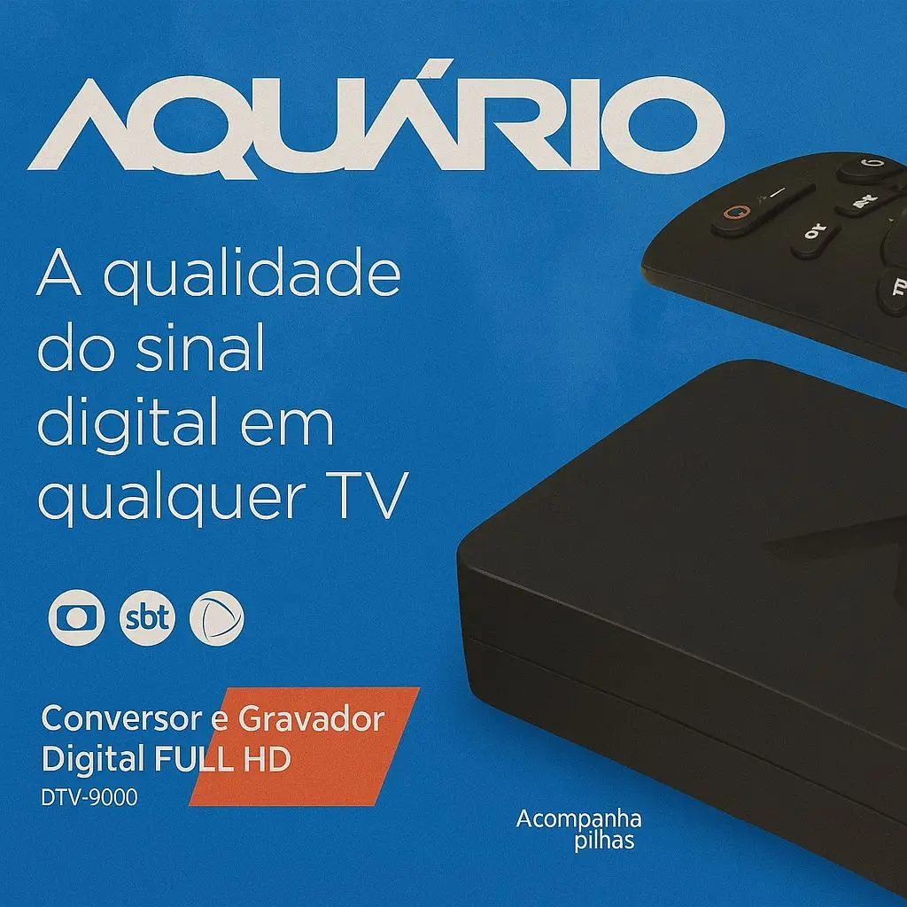 محول المسجل الرقمي Dtv-9000 Aquarium Hdmi Full HD Usb