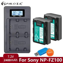 PALO NP-FZ100 NPFZ100 NP FZ100 Battery for Sony a9 A9M2 a7R III a7c a7iv III ILCE-9 A6600 A7m3 A7R3 a7s3 A7R4 A7M4 BC-QZ1