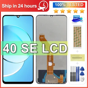 شاشة LCD مع جهاز تحويل الأرقام بشاشة تعمل باللمس ، تجميع كامل ل TCL 40 SE ، T610 ، T610K ، T610P ، جزء إصلاح ، 6.75 أعلى 8 مبيعات شاشة هواتف ذكية TCL - رقم 6