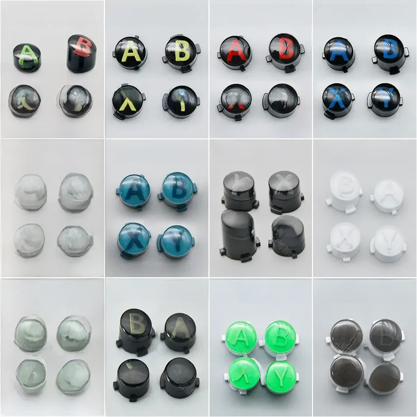 Pour XBOX série X contrôleur sans fil remplacement ABXY bouton kit pour Xbos One S X1S Elite 1 2 manette de jeu bouton ensemble accessoires