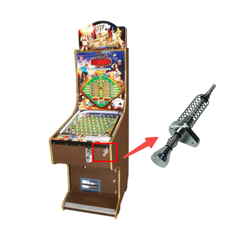 

Аксессуары для аркадных игровых автоматов, детали машины для пинбола, стержень для пинбольного станка, металлический, подходит для 6/7 шариков для пинбола