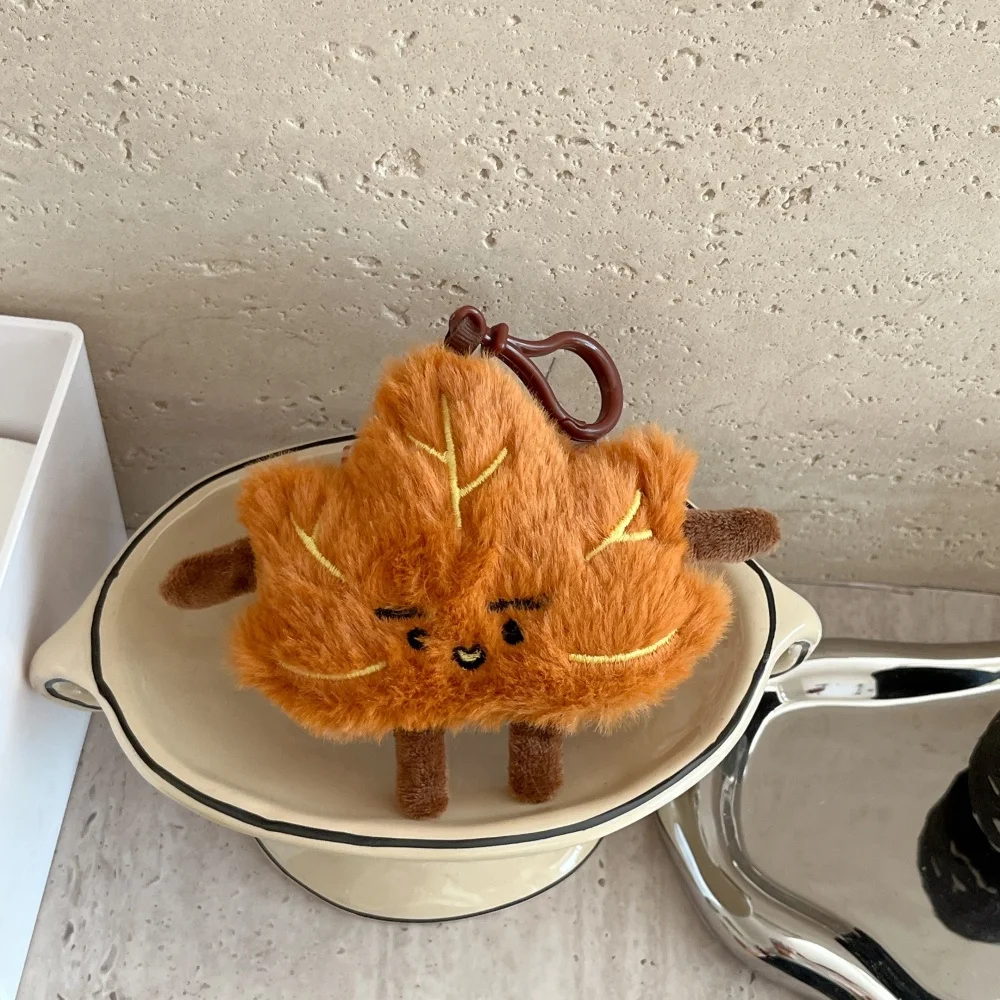 

Cute plush maple leaf headphone protective case, suitable for AirPods 4/3/2 Pro/2/3, personalized new shockproof protective case