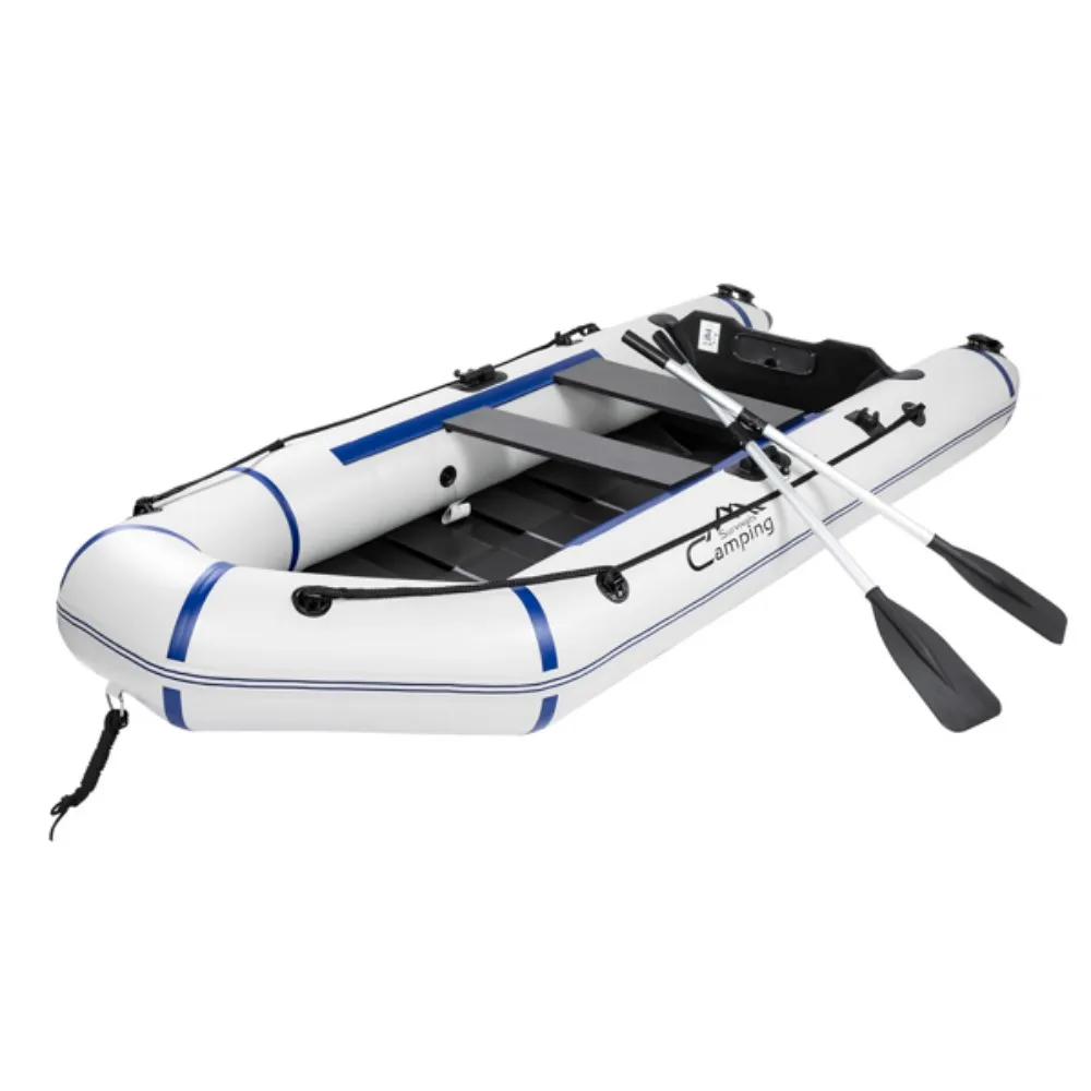 

Camping Survivals 10ft PVC 330kg Water Adult Assault Boat Double rowing boat Suitable for wild fishing and diving rescue
