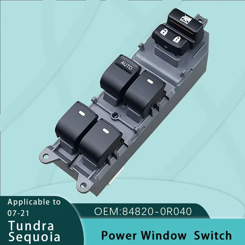 Imagen 1 del producto 84820-0R040 para Toyota Tundra interruptor de elevación de vidrio de ventana eléctrica Sequoia con luz LED