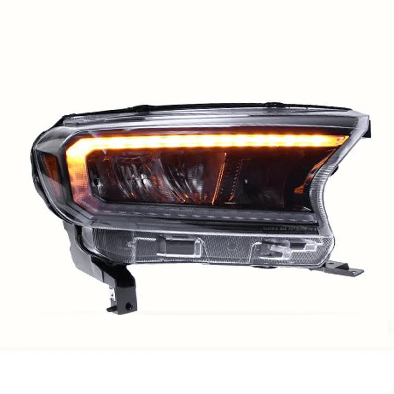 LED Headlight Assembly Front Lamp Daytime Running Lights Modified Ranger Streamer Turn Signal For Ford Road Shaker 2016-2019