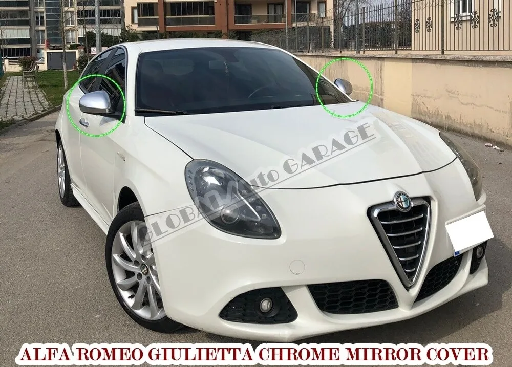 

Хромированная зеркальная Крышка для Alfa Romeo Giulietta 2010 2011 2012 2013 2014 2016 2017 2018 2019 2020, 2 шт., крыло для автомобиля