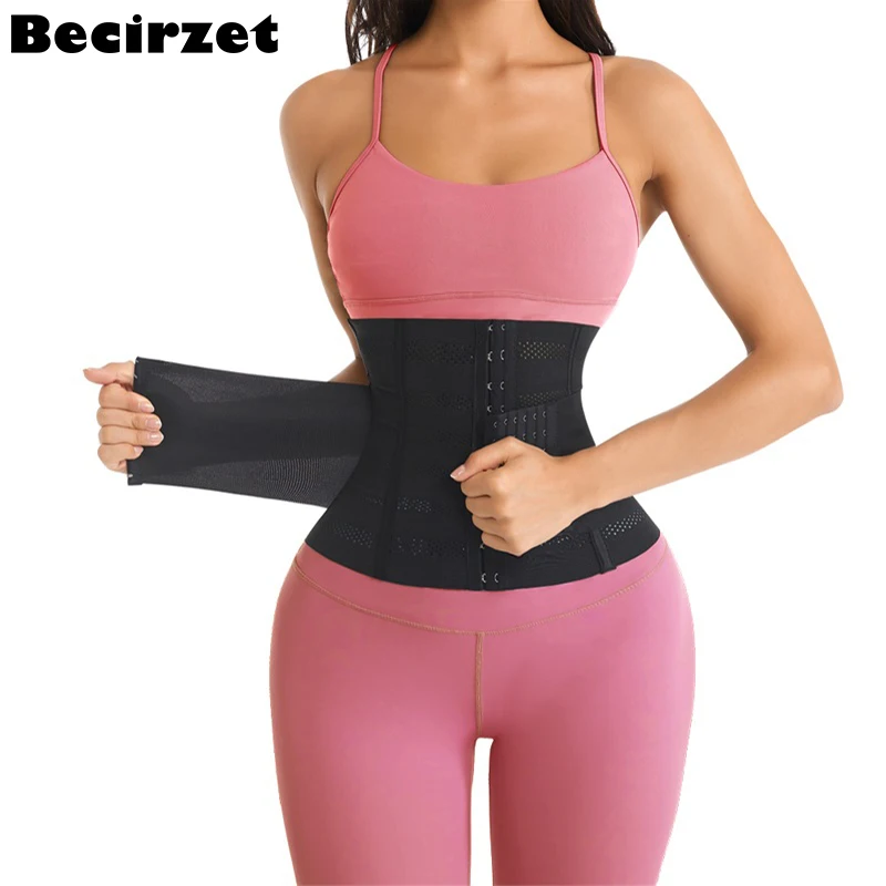 Becirzet Waist Trainer Elastic Slimming Belt Belly Sheath Abdomen Control Straps Stretchable Reductive Girdle Women Body Shaper