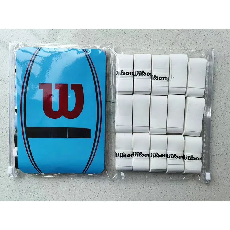 15 pièces Wilson raquette de Tennis surgrip sueur bande Absorption poignée PU raquette de Badminton poignée poignée Tennis Griptape Padel raquette Grip
