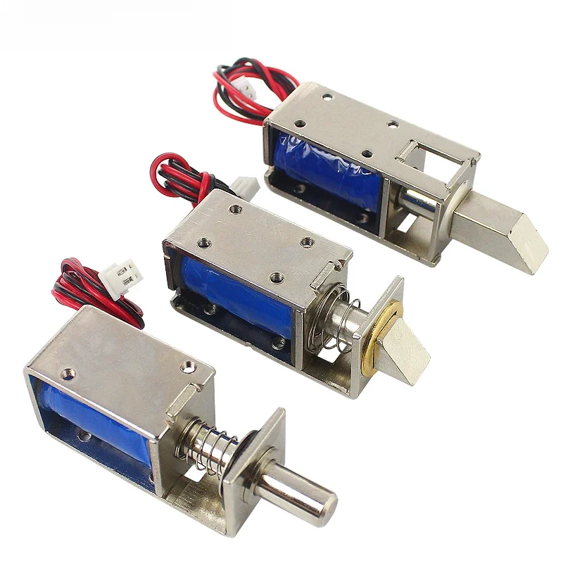 Serrure de commande électrique DC12V, serrure électronique de porte, bobine solénoïde, petite serrure magnétique électromagnétique