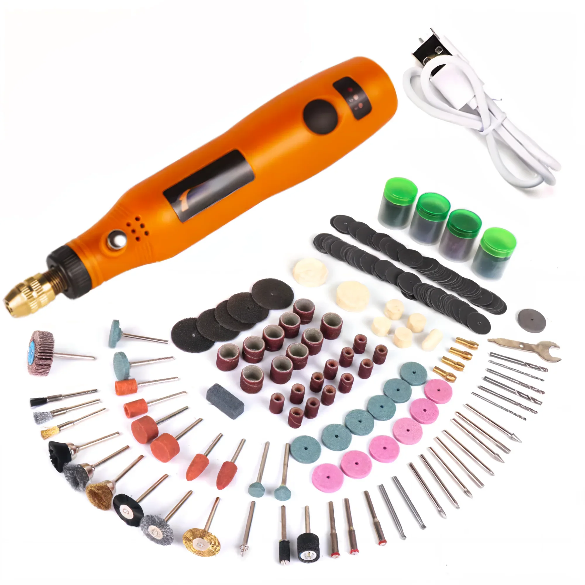 Cordless Drill Rotary Tool Mini Drill Handheld 3.7V USB Charging Power Rotary Tool for Jade Polishing Drilling Engraving