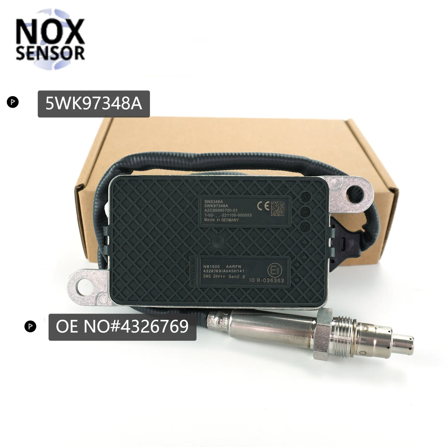 

5WK9 7348A 4326769/A045H141 Auto sensors SCR Nitrogen Oxygen Sensor Aftermarket NOx Sensor for CUMMINS