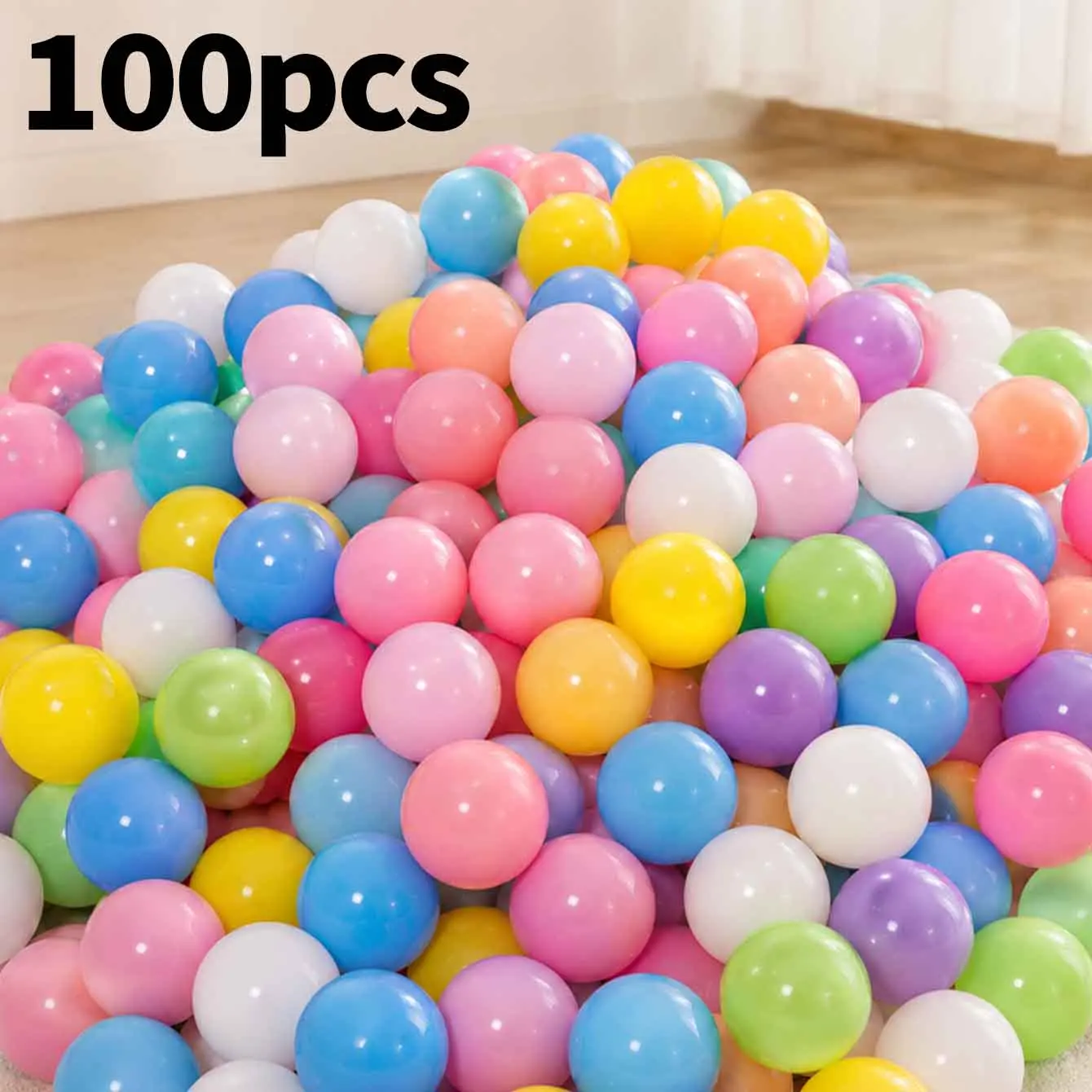 100pc-colorful-ball-soft-plastic-pool-ball-funny-swim-pit-toy-thicken-balls-play-house-outdoors-tents-toys