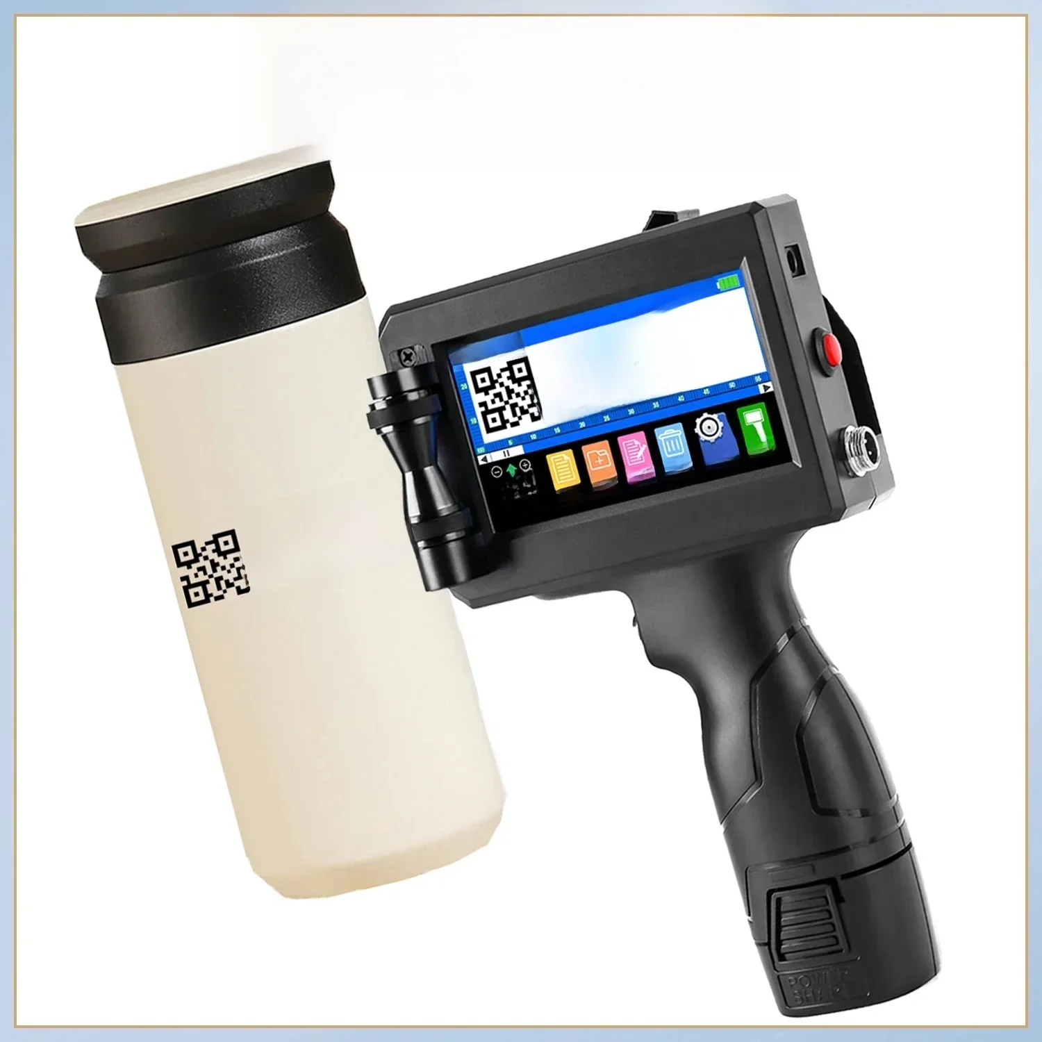 DCODE 1750PLUS 12,7/25,4 mm draagbare draagbare inkjetprinter Tekst QR Barcode Labelprinter Batchnummer Logo Datumcoderingsmachine - afbeelding 2