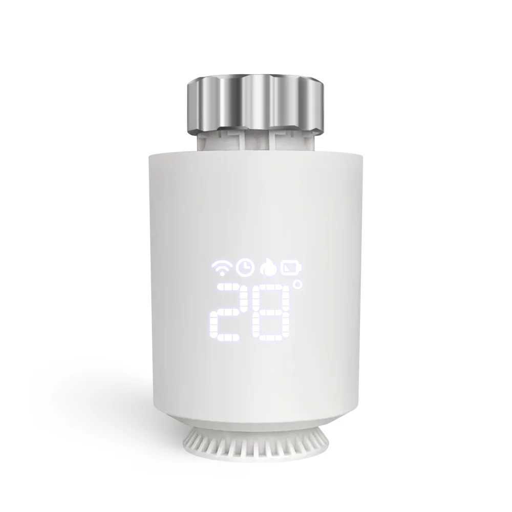 Nowy termostat grzejnikowy Tuya ZigBee, inteligentny zawór termostatyczny TRV, regulator temperatury, obsługa Alexa i Google Home TRV