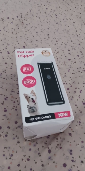 Customer review photo for Cordless Pet Grooming Clippers