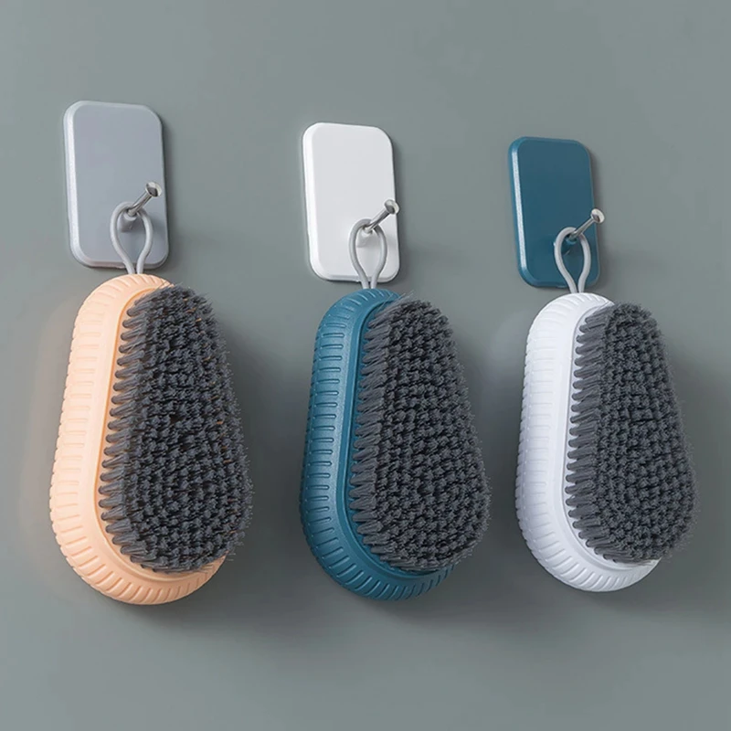 Soft Bristle Brush Household Multifunctional Laundry Pants Shoe Sock Hand Wash Clothing Cleaning Brush Tool For Bathroom Washing