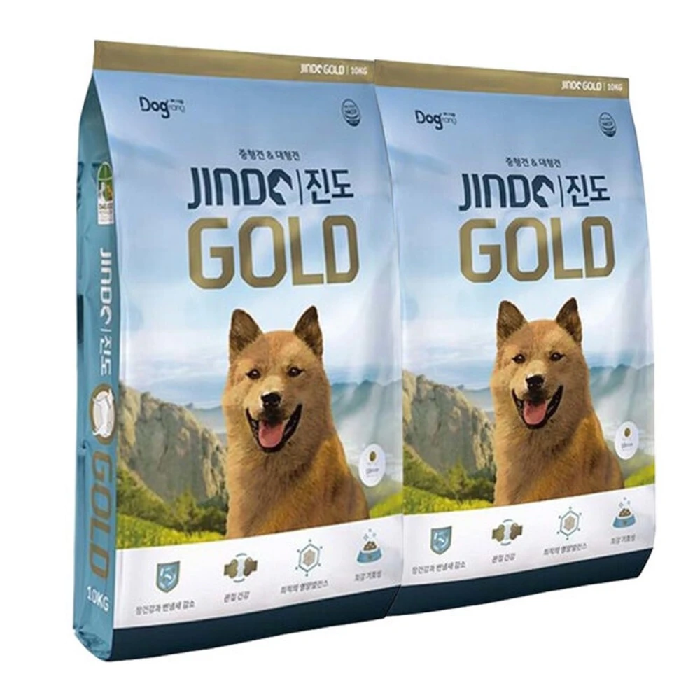 Dogran underdog Jindo large capacity dog feed Jindo dog feed 10kg x 2 pieces