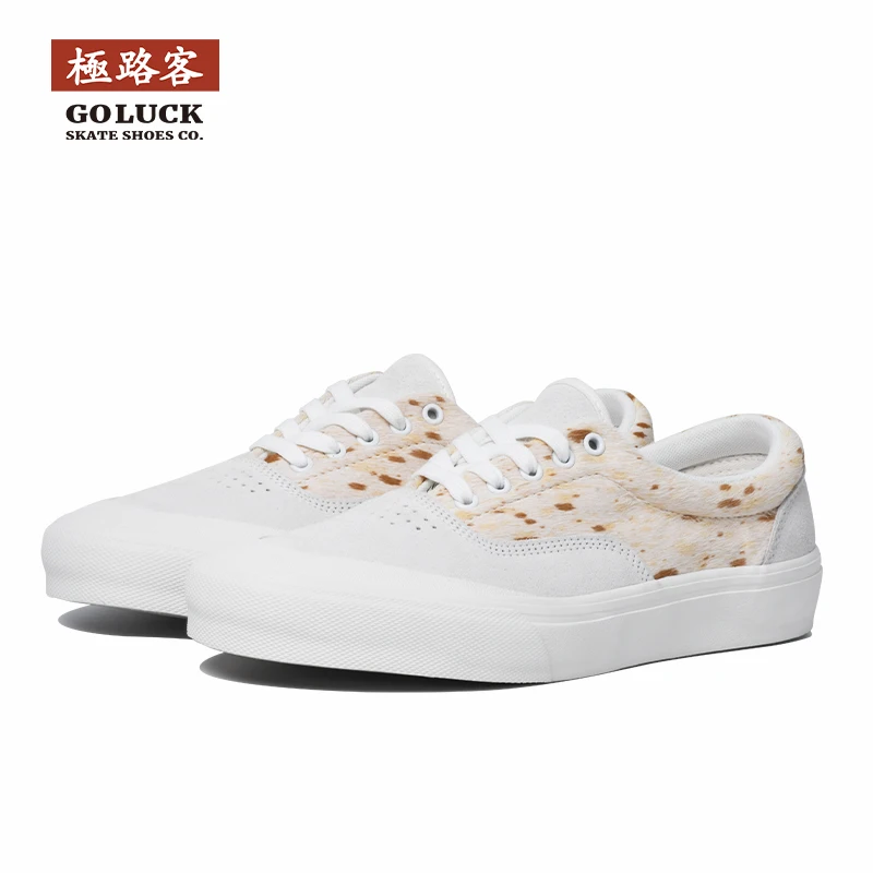 

Horsehide Casual Shoes Professional Skateboarding Shoes Comfortable Hard-wearing Shock-Absorbant sneaker