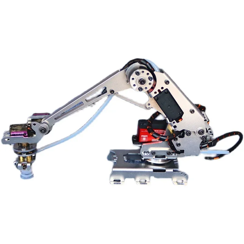 Nowy 6-osiowy robotyczny manipulator, model robota przemysłowego z serwomechanizmami MG996R do Arduino, zestaw DIY do ramienia robota, przyssawka, zabawki STEM — zdjęcie 2