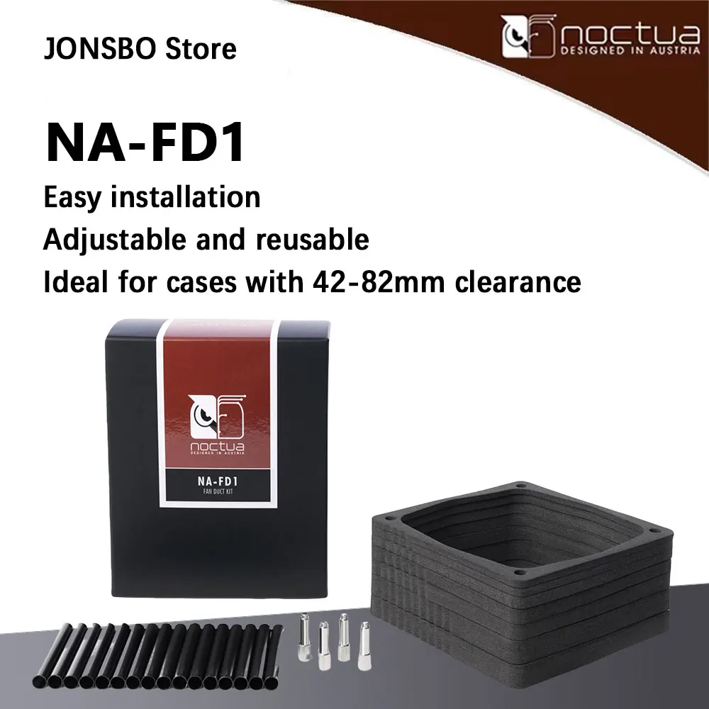 Noctua NA-FD1 Fan Duct Kit NH-L9i/NH-L9a Series CPU Coolers Small SFF Boosting NH-L9 Series Coolers Efficiency