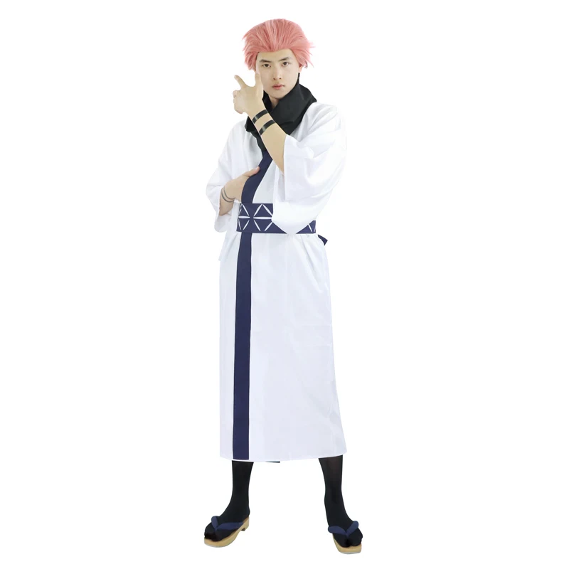 DAZCOS Top Quality Ryomen Sukuna Cosplay Costume Kimono Outfit Adult Men Women Outfits  Japanese Kimono Hanfu Halloween