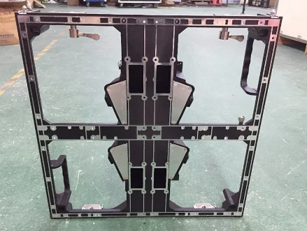 LED display screen die-cast aluminum empty cabinet 500x500mm rental empty cabine used for P3.91 P2.976 rental screen empty frame