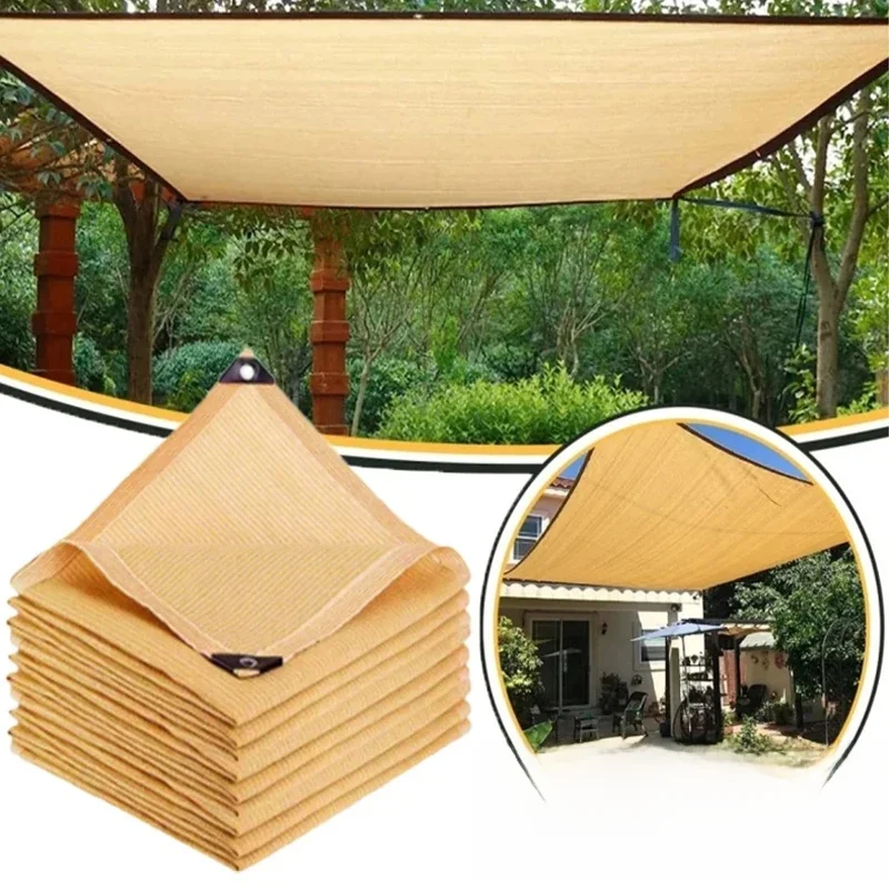 Sonnenschutz-Schattennetz 75–80 %, geeignet für Garten, Gewächshaus, Rasen, Pflanzen, Sonnenschutz, einfacher zum Aufhängen von Schattennetzabdeckung