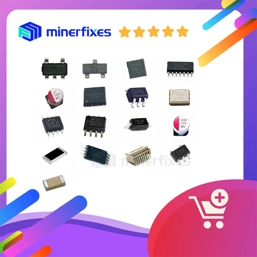 

Antminer S19+ Hash Board Replacement Parts BM1398 BM1398BB BM1398AC ASIC Chip, MOS Chip TPHR9003NLbitcoins Miner