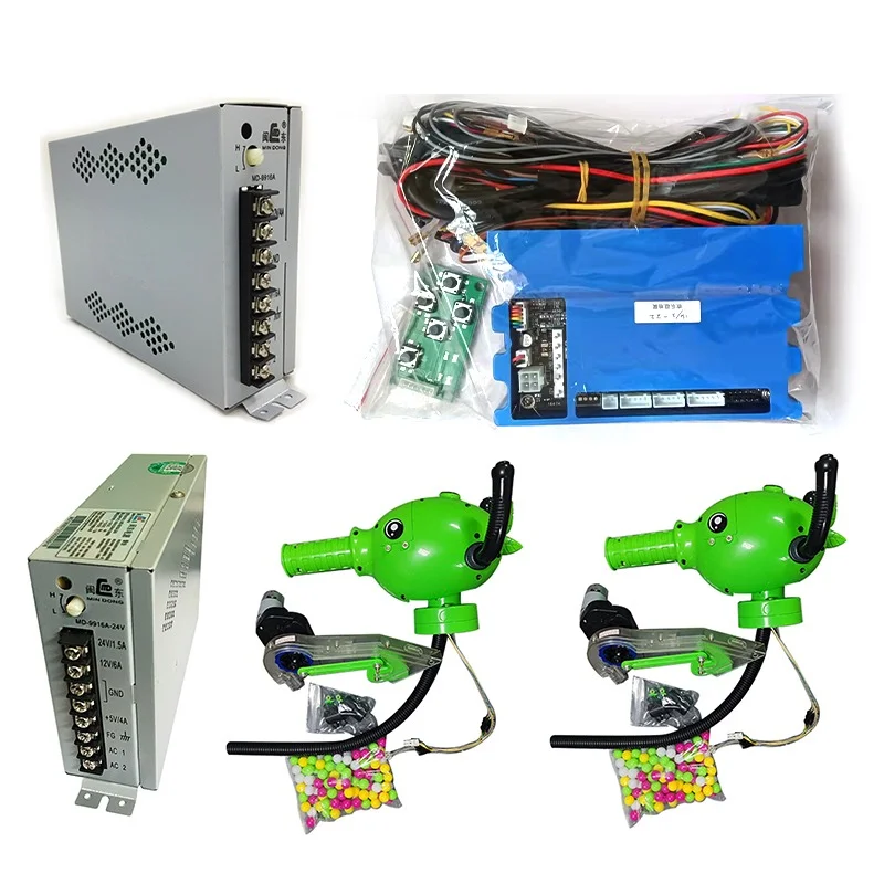 

Arcade Shooting Ball Game Shot Simulation Game Kit Mainboard Gun 12V 24V Power Supply For Kids Amusement Machine