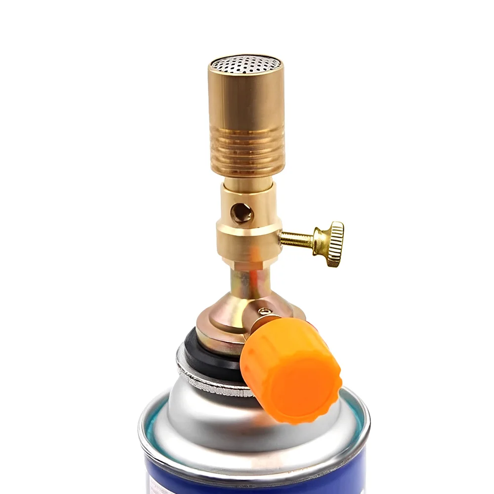 Butane Bunsen Burner Cassette Gas Bottle Torch Nozzle Laboratory Soft Fire Hard Fire Burners Copper Alloy Gas Torch