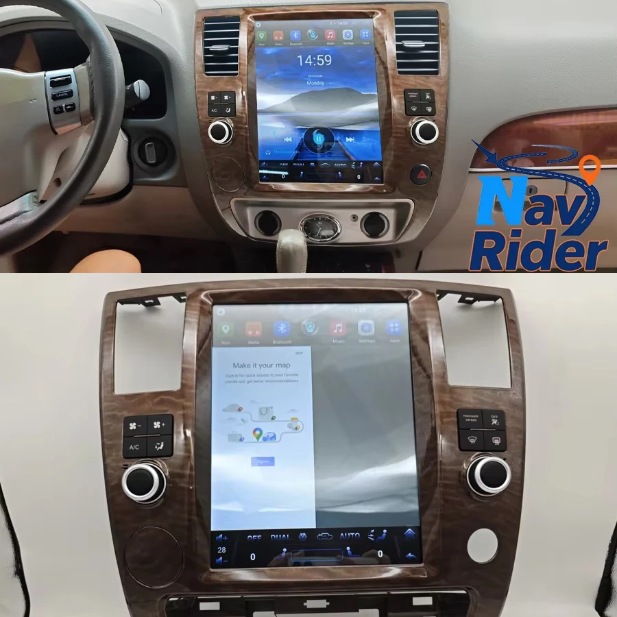 Android Screen For Infiniti QX80 QX56 Nissan Armada 2008-2011 Multimedia Player Stereo Car GPS Radio Audio Head Unit