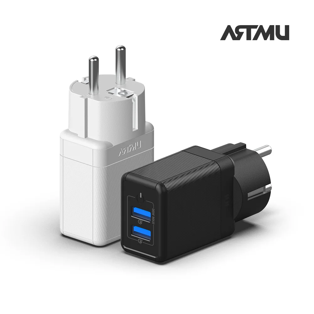 Artmu Quick Charge 3.0 Grounding Dual Fast Charger 36W GQ210