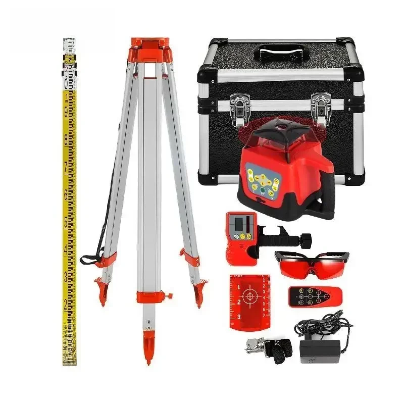 Vevor Rood Groen Laserniveau 360 Roterende Zelfnivellerende 500M Verticale Horizontale Scanning Professioneel Krachtig Meetinstrument - afbeelding 2