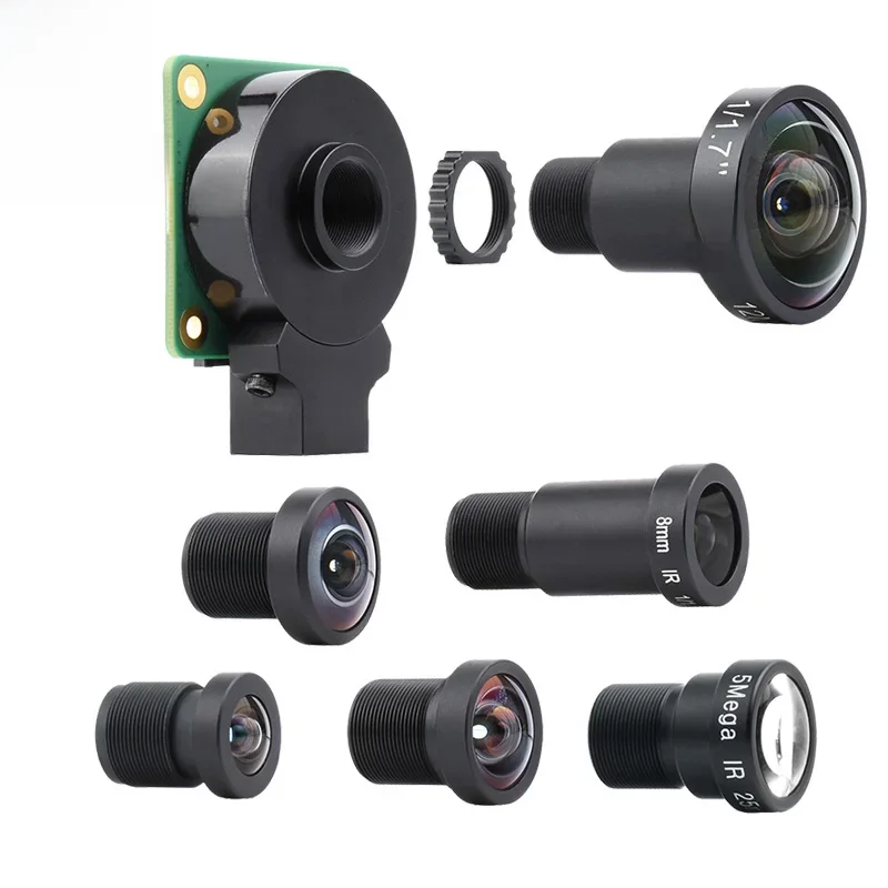 Wysokiej jakości kamera HQ Raspberry Pi M12 do obiektywów 12MP 8mm/3.2mm/113 2.7mm/14MP 2.72mm/5MP 25mm/16MP 105 3.56mm — zdjęcie produktu 7